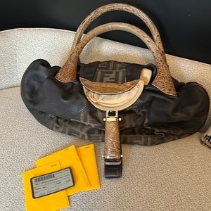 Fendi - Small Spy Bag Zucca, Authentic